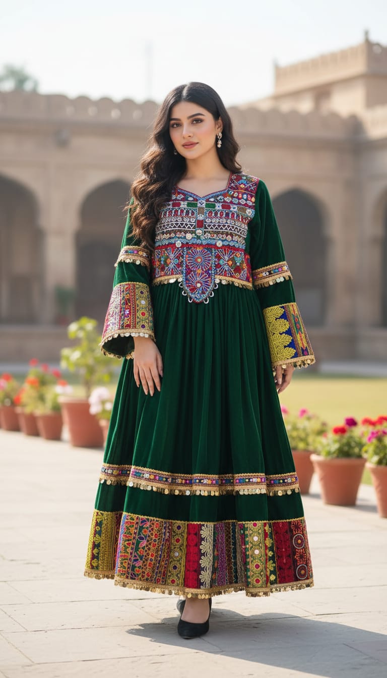 Regal Emerald Velvet Ensemble