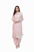 Pakistani Embroidered Salwar Kameez – Blush Pink پاکستاني ګنډل شوی شلوار کمېز – ګلابي رنګ