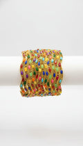 Gold Multicolour Bracelet زرین رنګین بنګړی