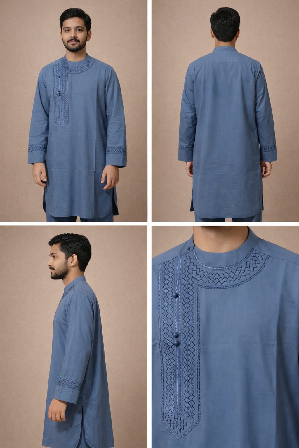 Traditional Afghani Blue Clothes