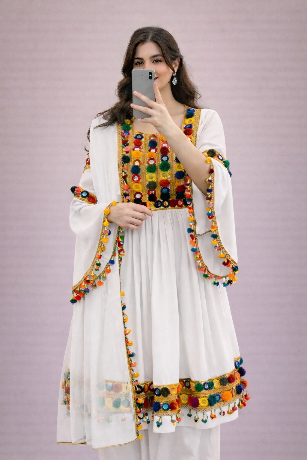 Afghani 3 Piece Embroidered Dress | The Royal Collection
