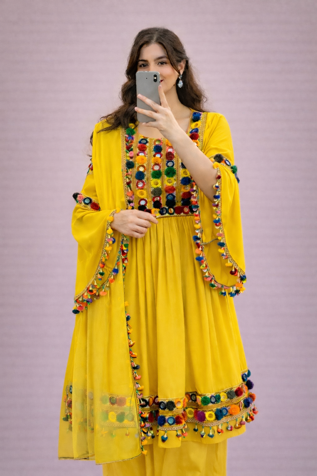 Afghani 3 Piece Embroidered Dress | The Royal Collection
