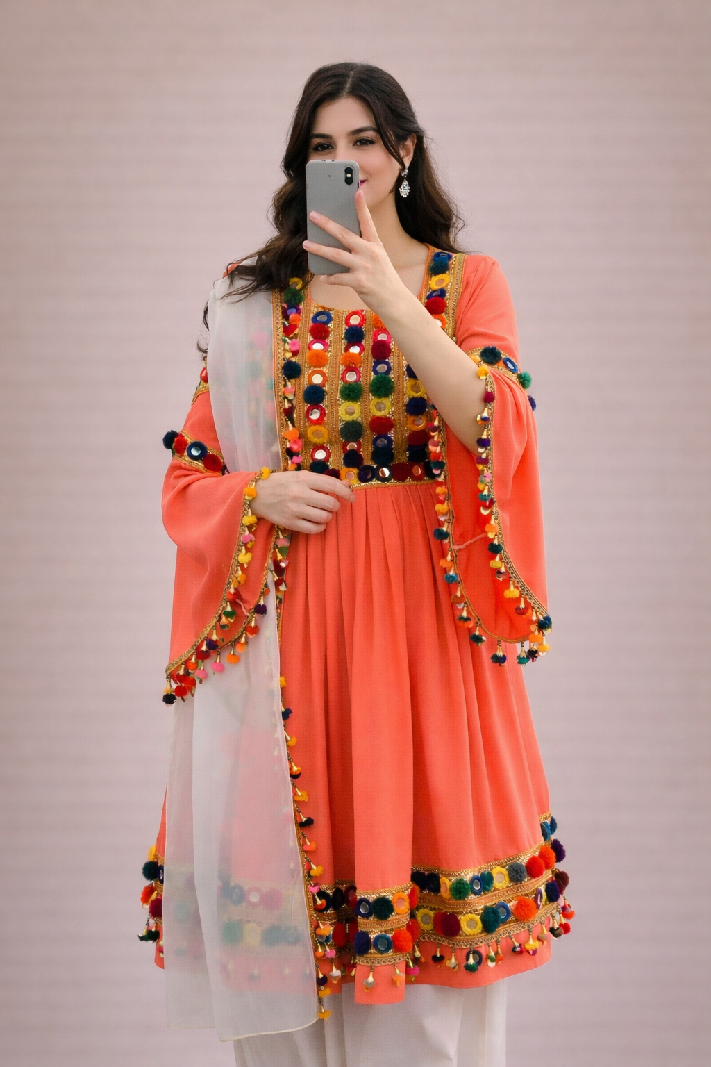 Afghani 3 Piece Embroidered Dress | The Royal Collection