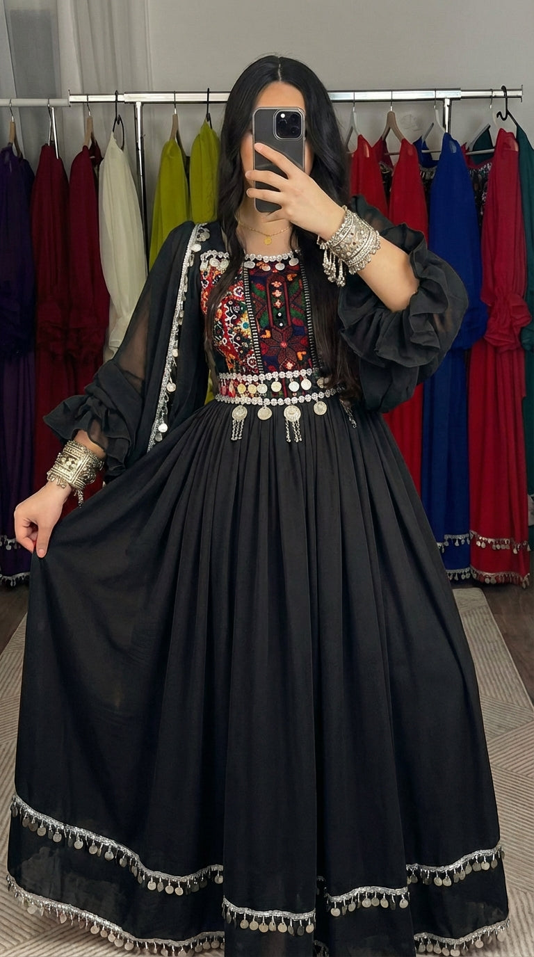 Lime Green Afghan Traditional Dress – Royal Collection
